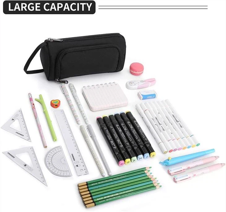 Pencil Case For Gilrs Boys Large Pencil Pouch To Organize Pen Pencil For Middle School College Student